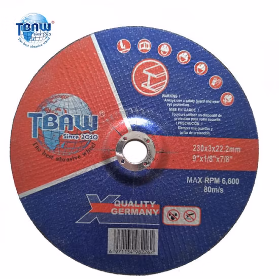 180X3X22mm 7 Inch OEM Abrasive Polishing Cut off Disc Flap Tooling Cutting and Grinding Wheel T42 Cutting Disc Made in China Tools